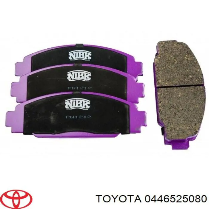 0446525080 Toyota Pastillas delanteras
