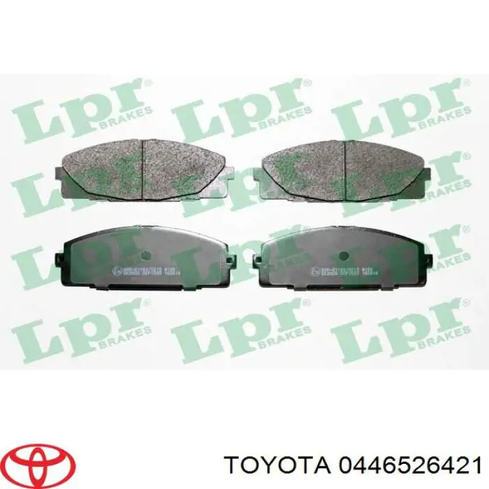 Pastillas de freno 0446526421 Toyota
