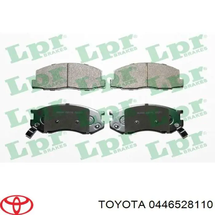 Pastillas de freno 0446528110 Toyota