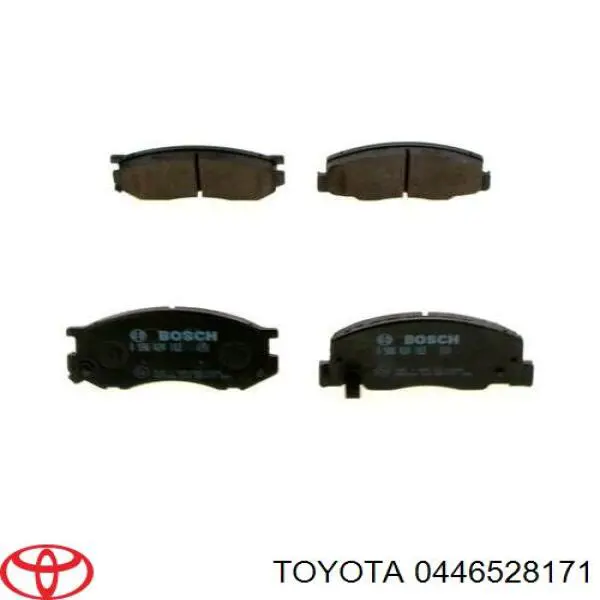 0446528171 Toyota pastillas de freno delanteras