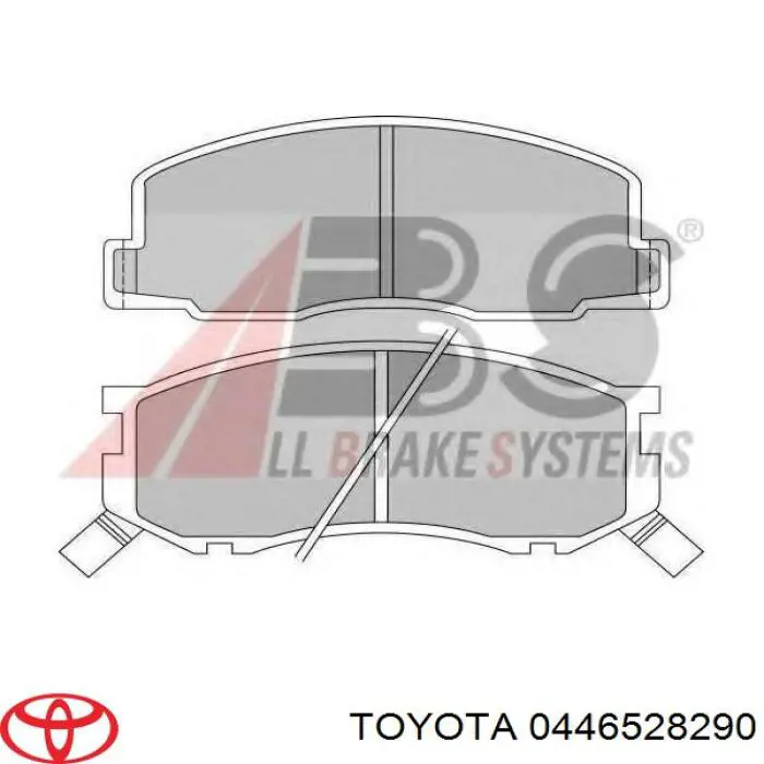Pastillas freno delanteras Toyota 0446528290 precio, desde 23,63 EUR