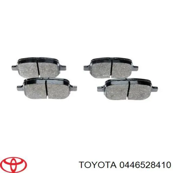 0446528410 Toyota pastillas de freno delanteras