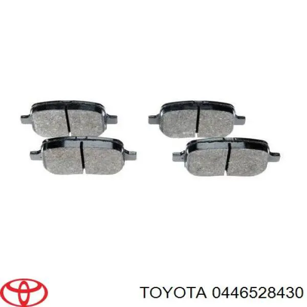 0446528430 Toyota pastillas de freno delanteras