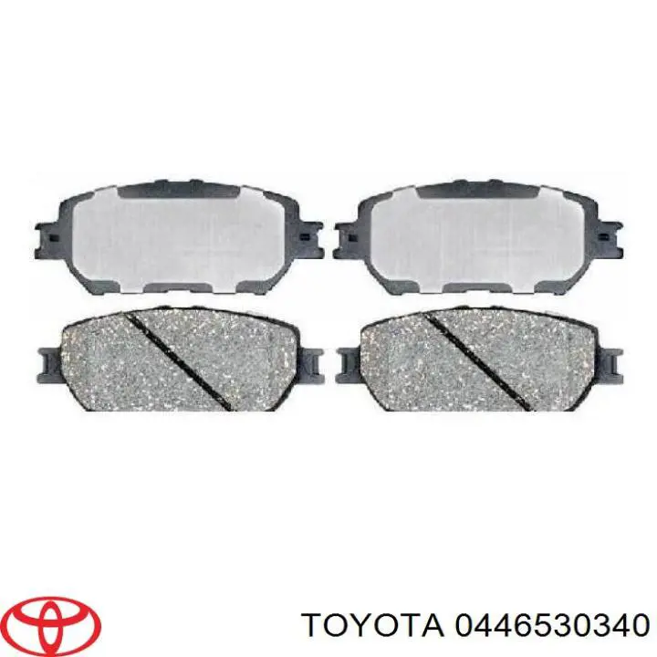 Pastillas de freno 0446530340 Toyota