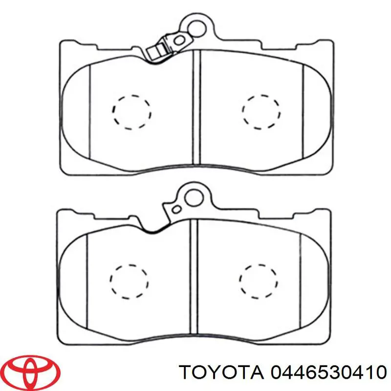 0446530410 Toyota Pastillas delanteras