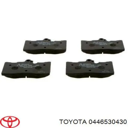 0446530430 Toyota pastillas de freno delanteras