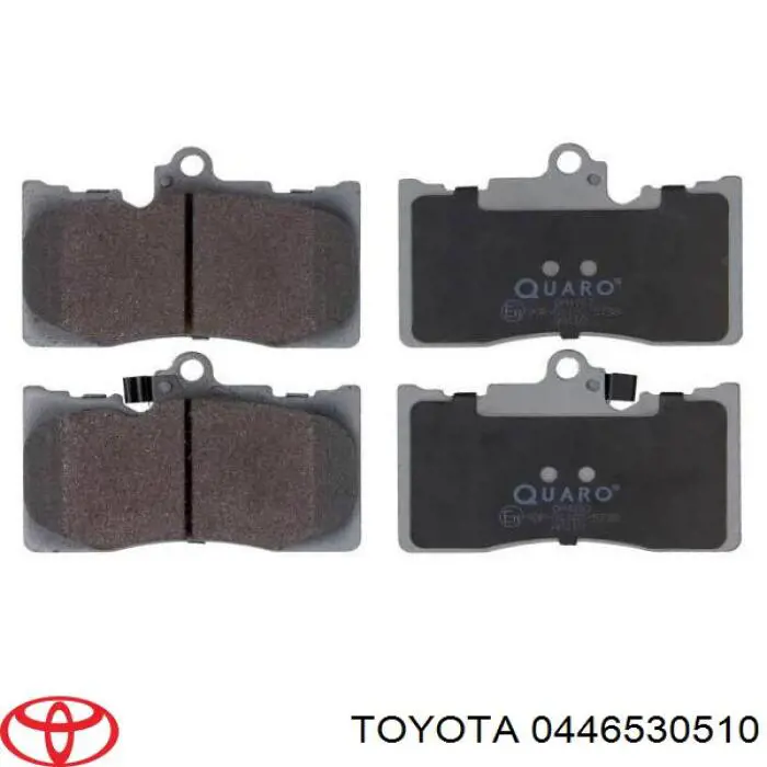 0446530510 Toyota pastillas de freno delanteras