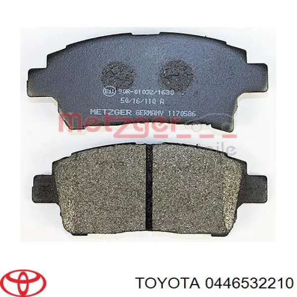 Pastillas de freno delanteras Toyota Prius NHW20