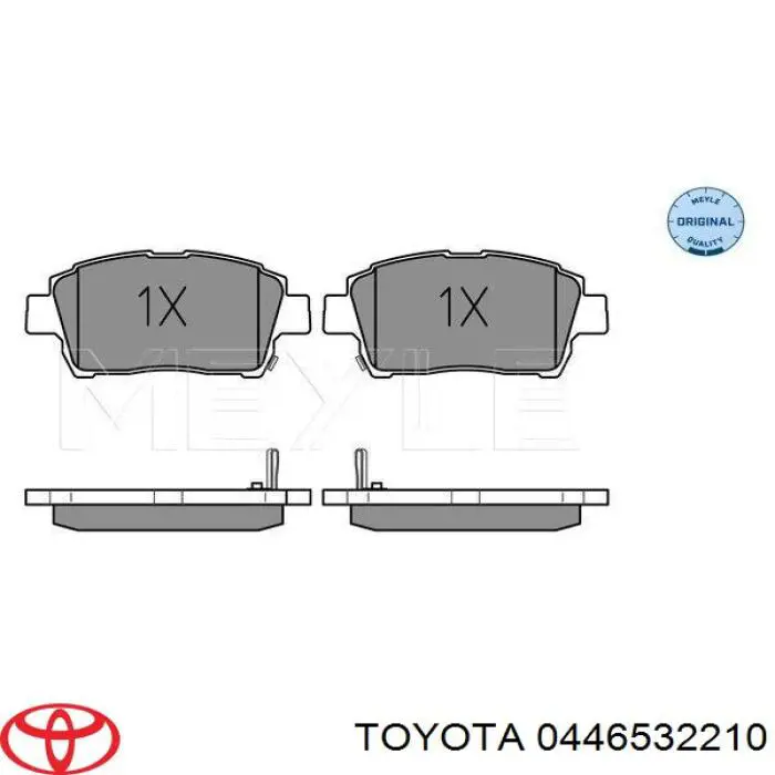 Pastillas de freno delanteras Toyota Prius NHW20