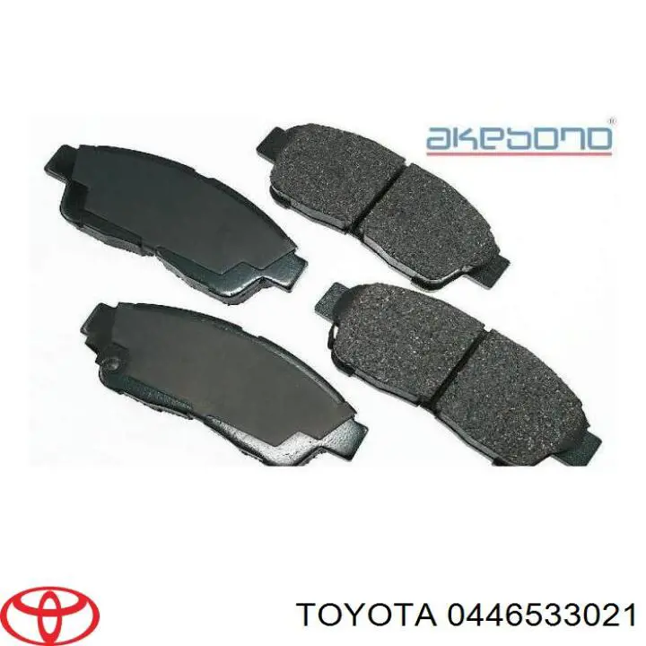 0446533021 Toyota pastillas de freno delanteras