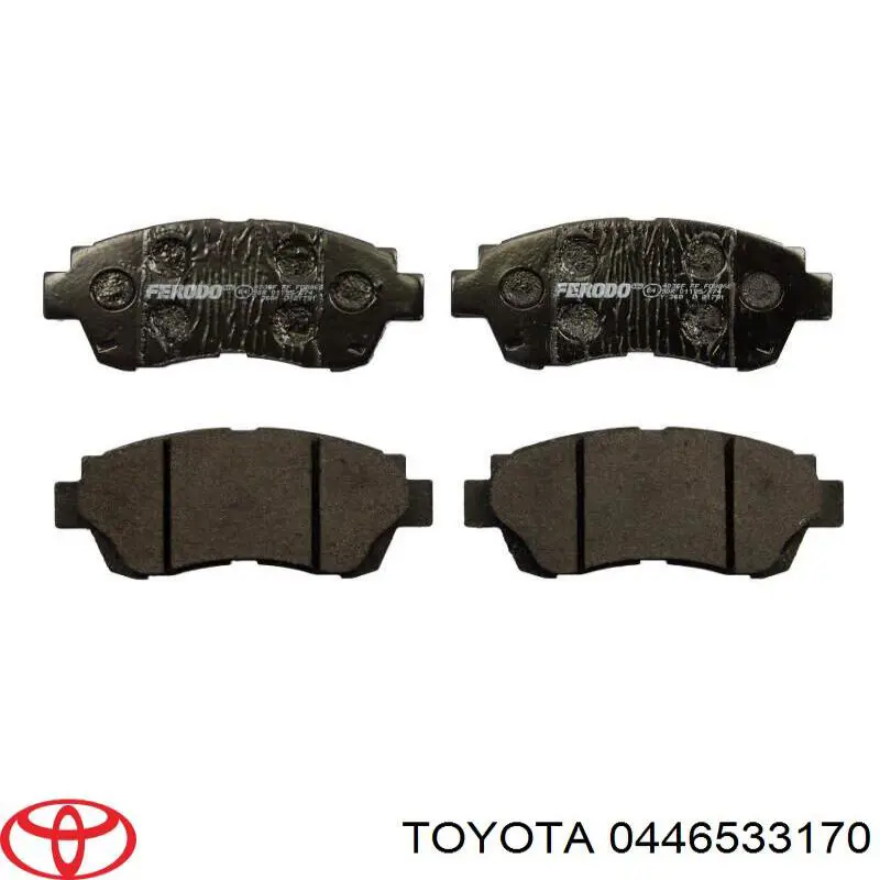 Pastillas freno delanteras Toyota 0446533170 precio, desde 28,01 EUR