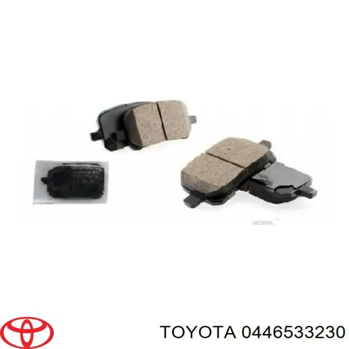 0446533230 Toyota pastillas de freno delanteras