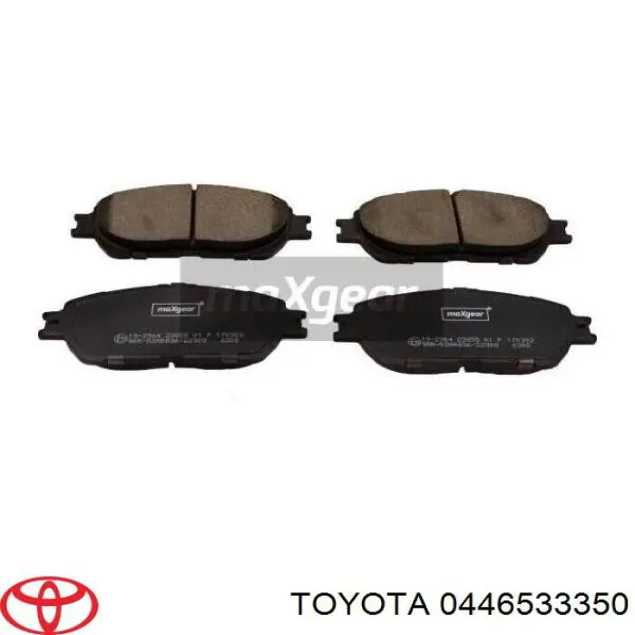 Comprar 0446533350 Toyota Pastillas delanteras de freno