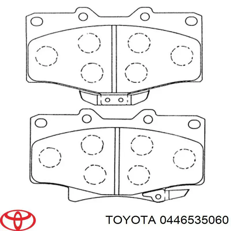 Comprar 0446535060 Toyota Pastillas delanteras de freno