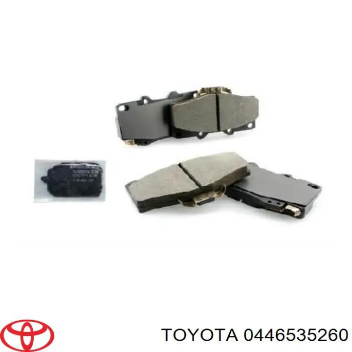Comprar 0446535260 Toyota Pastillas delanteras de freno