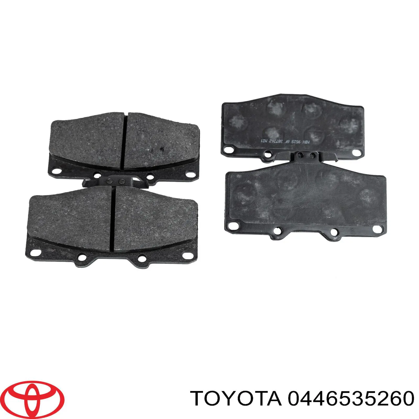 Pastillas de freno delanteras Toyota 0446535260