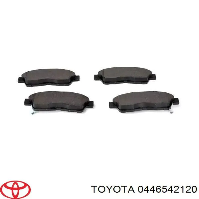 0446542120 Toyota pastillas de freno delanteras