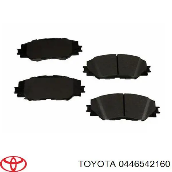 Pastillas de freno 0446542160 Toyota