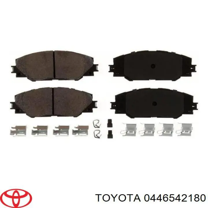 0446542180 Toyota pastillas de freno delanteras