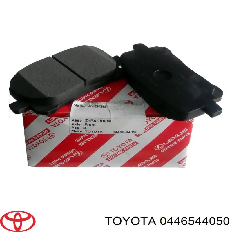Comprar 0446544050 Toyota Pastillas delanteras de freno