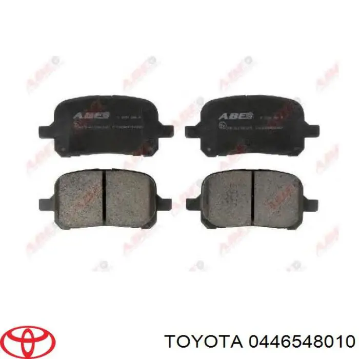 0446548010 Toyota pastillas de freno delanteras