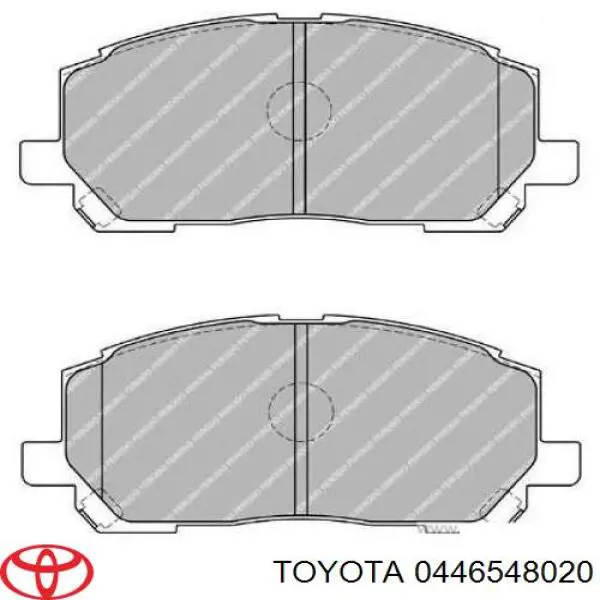 Pastillas freno delanteras Toyota 0446548020 precio, desde 35,18 EUR