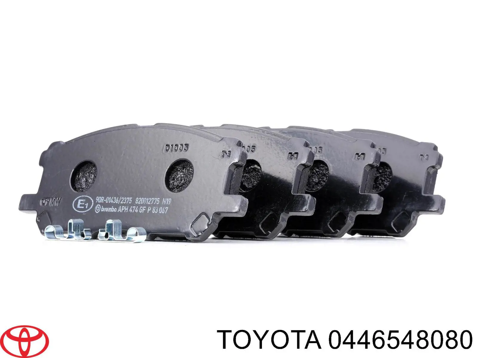 Comprar 0446548080 Toyota Pastillas delanteras de freno