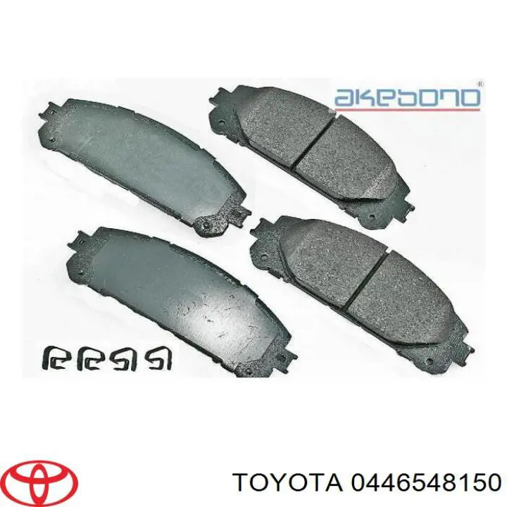 0446548150 Toyota pastillas de freno delanteras