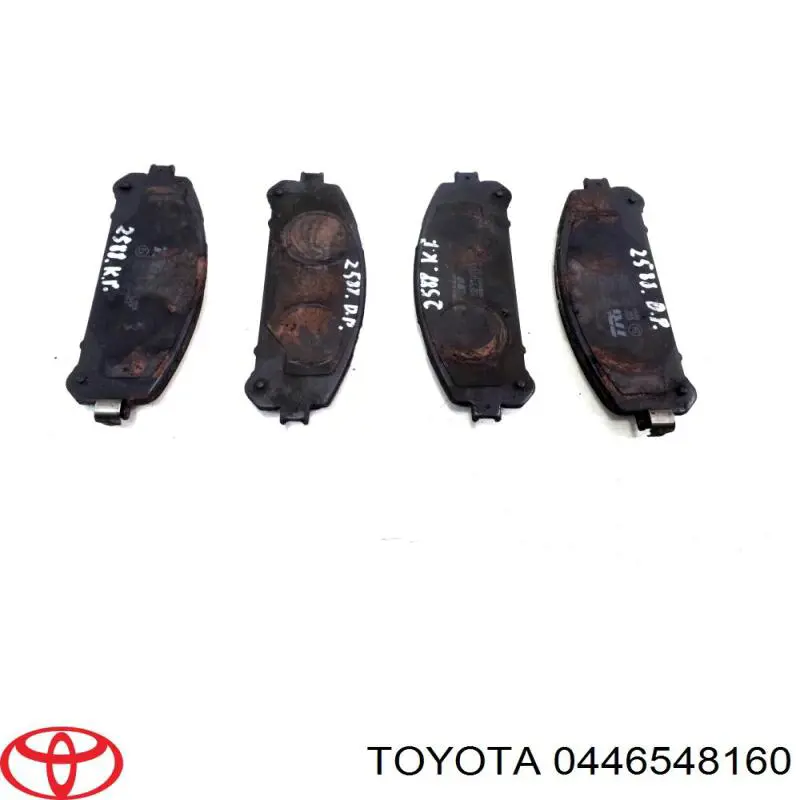 Pastillas de freno 0446548160 Toyota