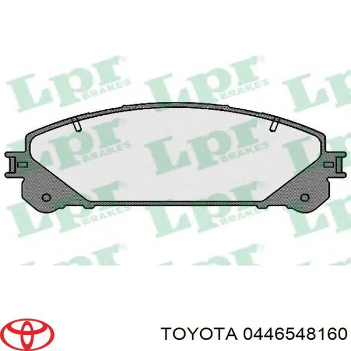 Pastillas freno delanteras Toyota 0446548160 precio, desde 40,04 EUR