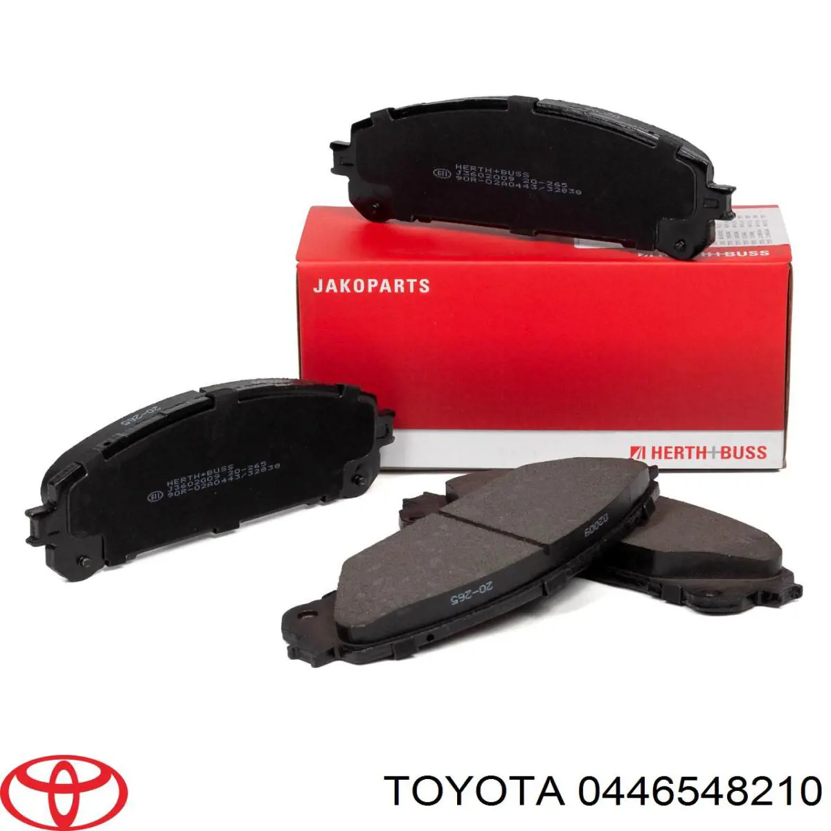 0446548210 Toyota pastillas de freno delanteras