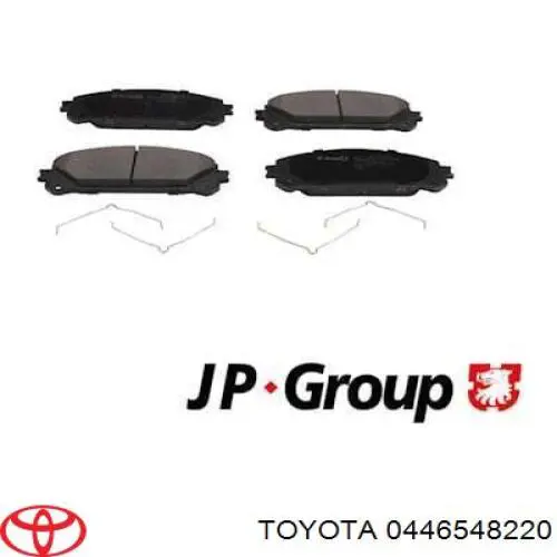 Comprar 0446548220 Toyota Pastillas delanteras de freno