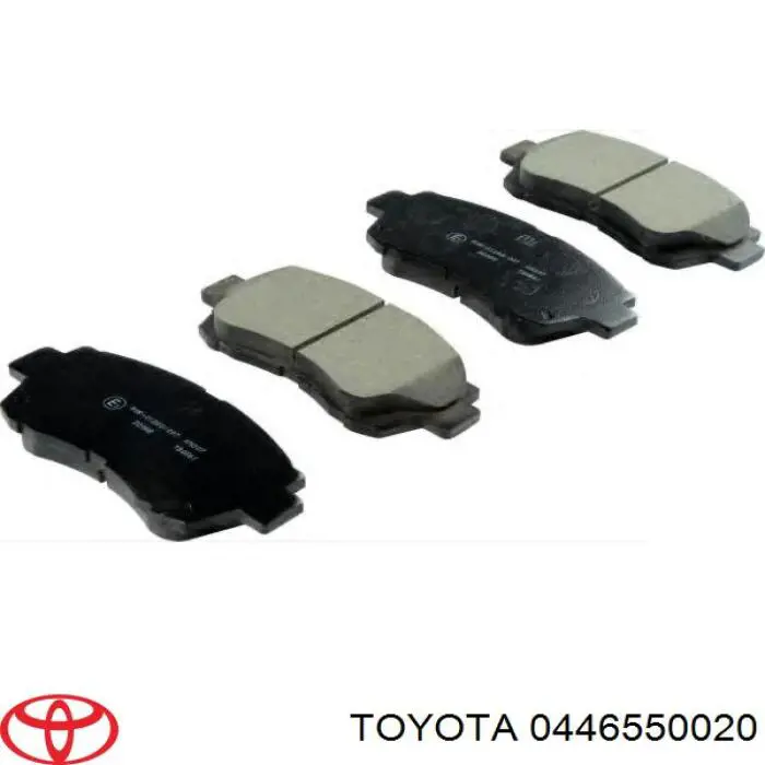 0446550020 Toyota pastillas de freno delanteras