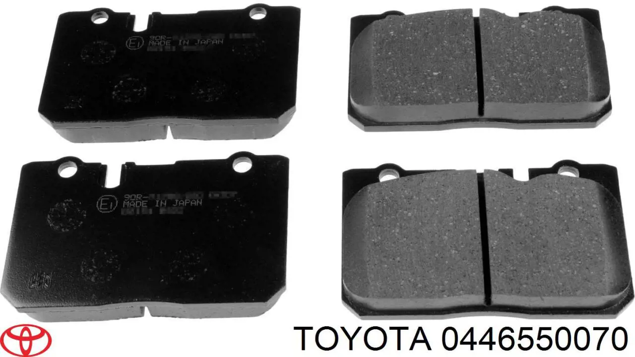 0446550070 Toyota pastillas de freno delanteras