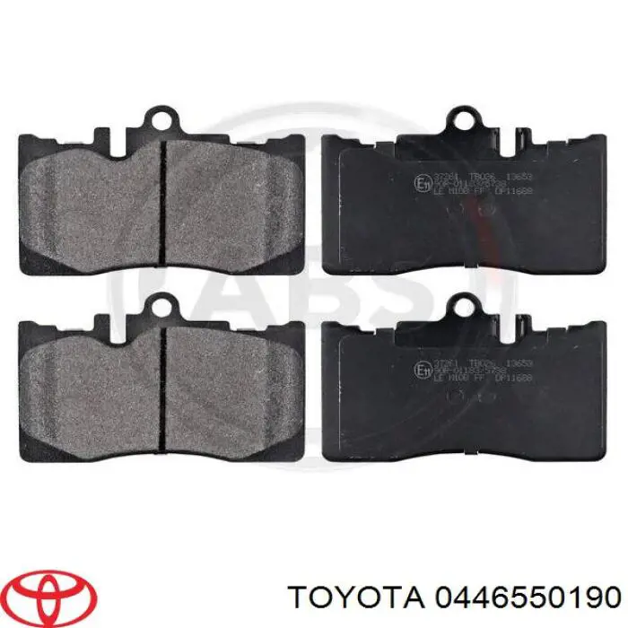 Pastillas freno delanteras Toyota 0446550190 precio, desde 29,31 EUR