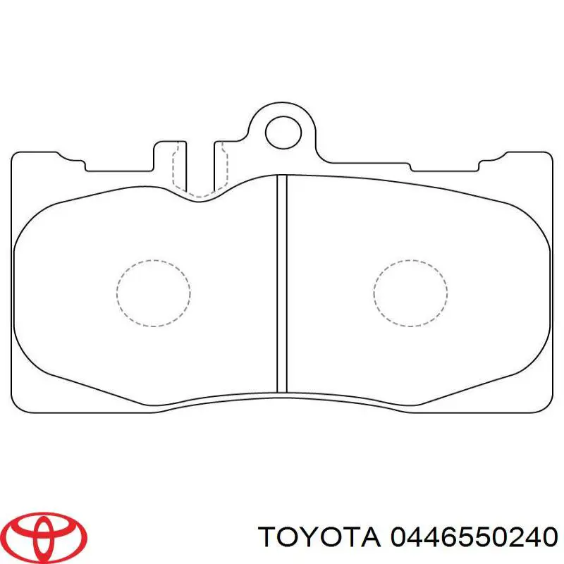 Comprar 0446550240 Toyota Pastillas delanteras de freno