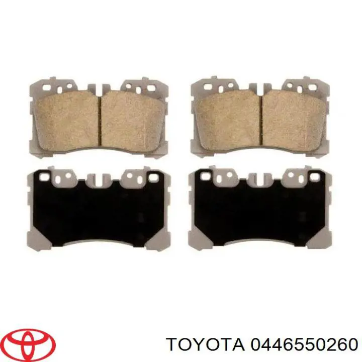 0446550260 Toyota Pastillas delanteras