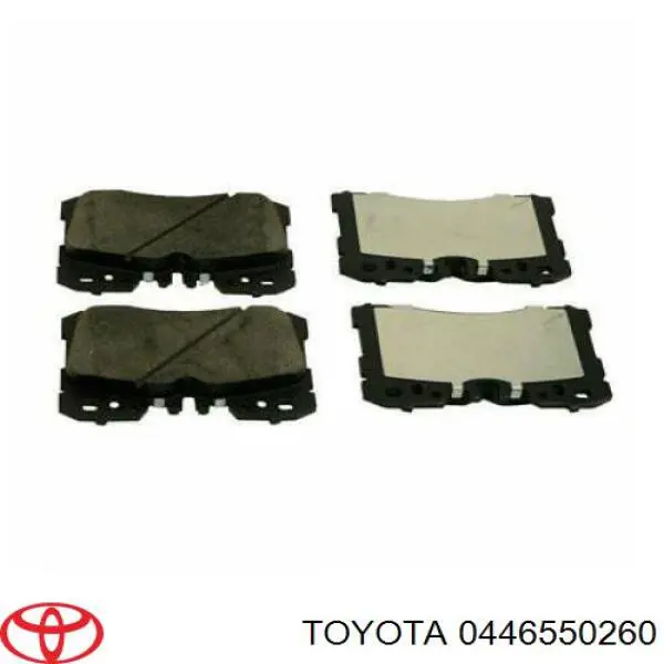 Pastillas freno delanteras Toyota 0446550260 precio, desde 37,72 EUR