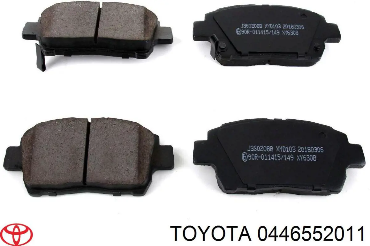Pastillas de freno delanteras Toyota Prius NHW20