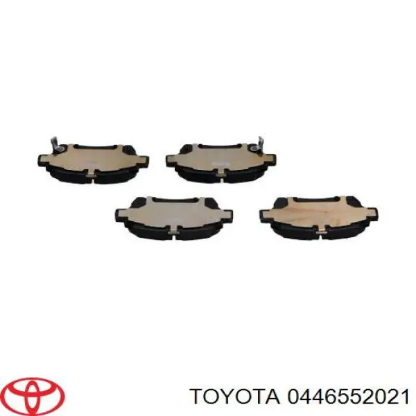 0446552021 Toyota pastillas de freno delanteras