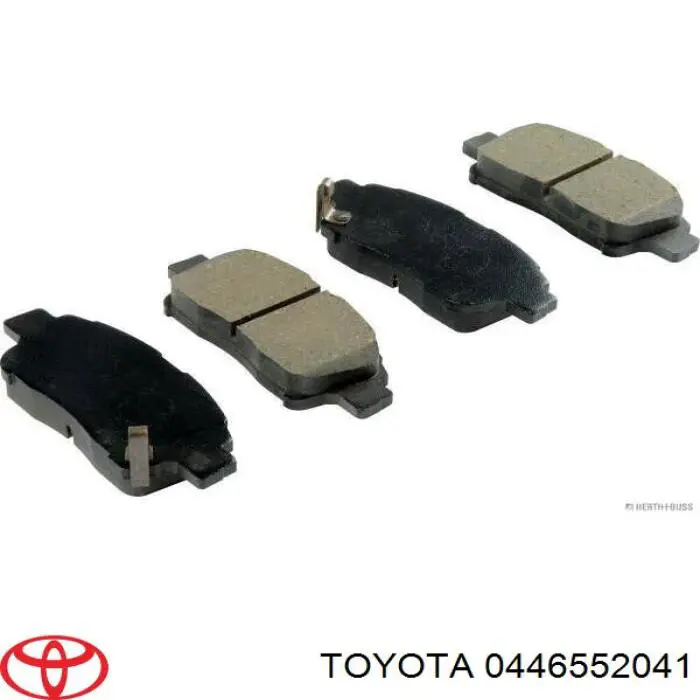 0446552041 Toyota pastillas de freno delanteras