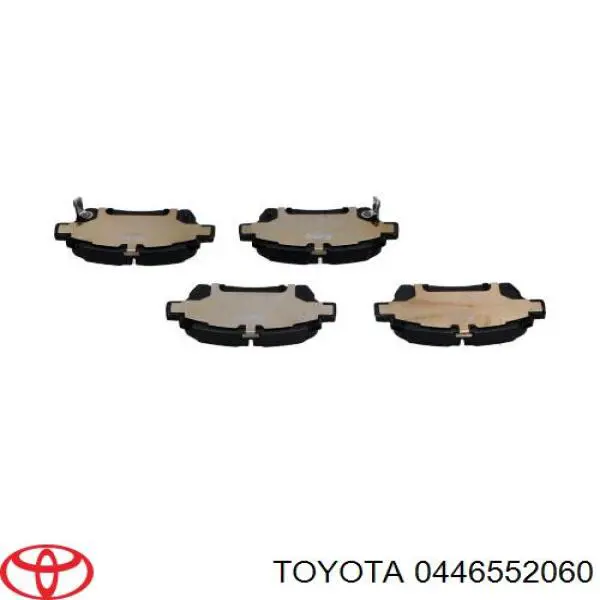 Pastillas de freno delanteras 0446552060 Toyota
