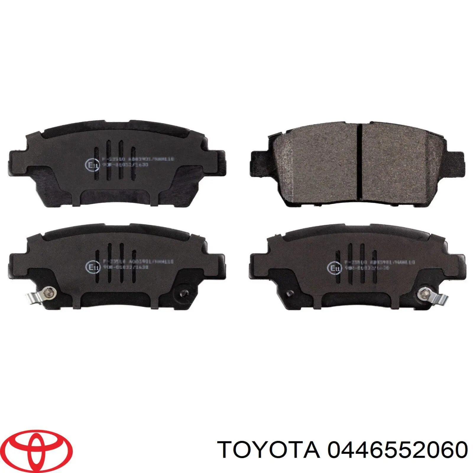 0446552060 Toyota pastillas de freno delanteras