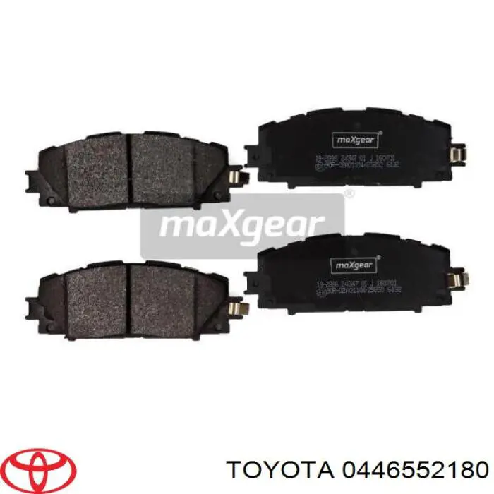0446552180 Toyota Pastillas delanteras