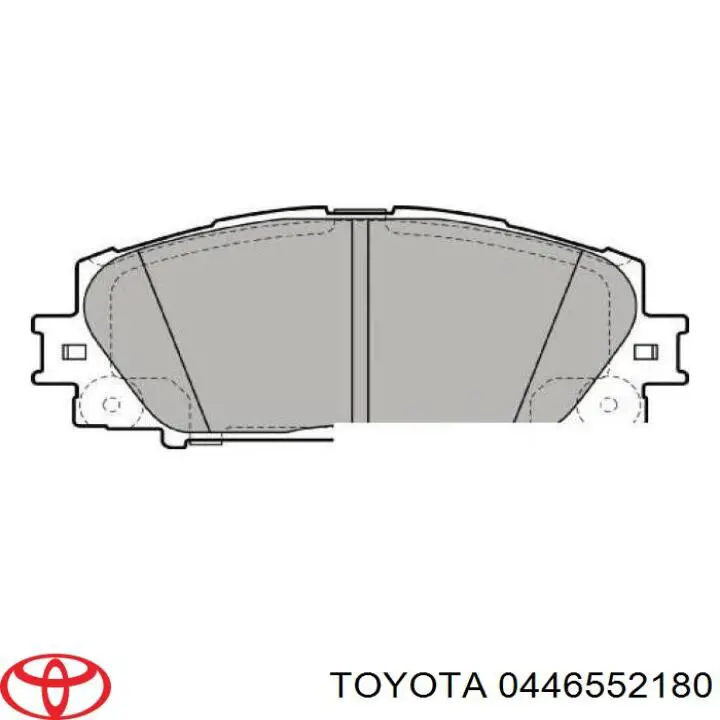 Pastillas freno delanteras Toyota 0446552180 precio, desde 28,31 EUR