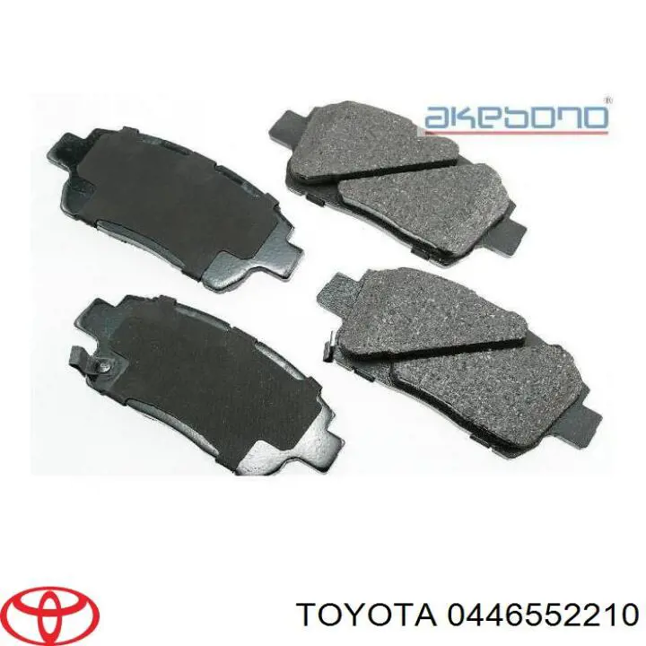 0446552210 Toyota pastillas de freno delanteras