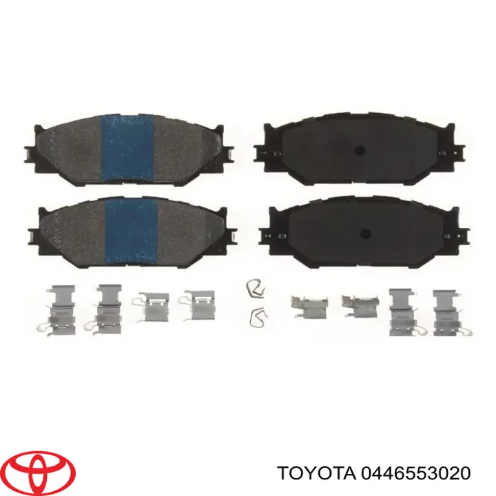 Comprar 0446553020 Toyota Pastillas delanteras de freno