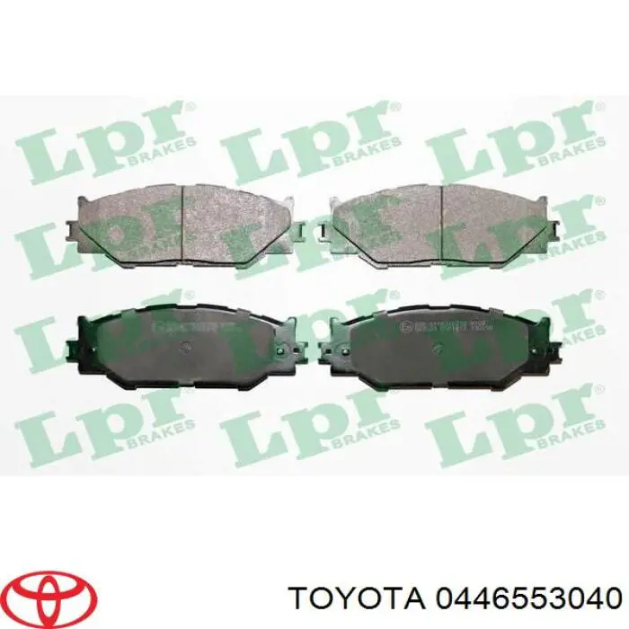 Pastillas freno delanteras Toyota 0446553040 precio, desde 38,60 EUR