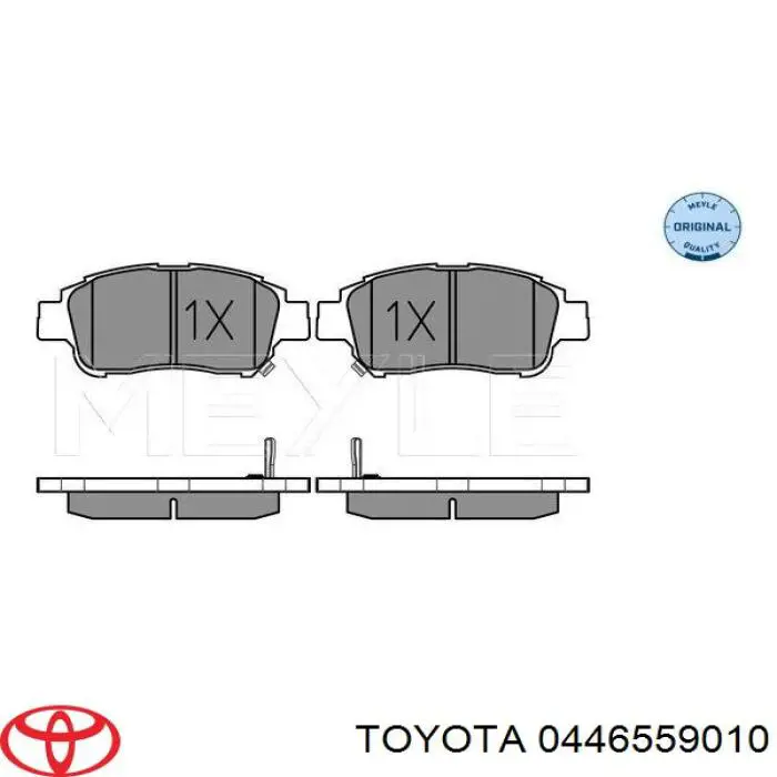 Pastillas freno delanteras Toyota 0446559010 precio, desde 19,05 EUR