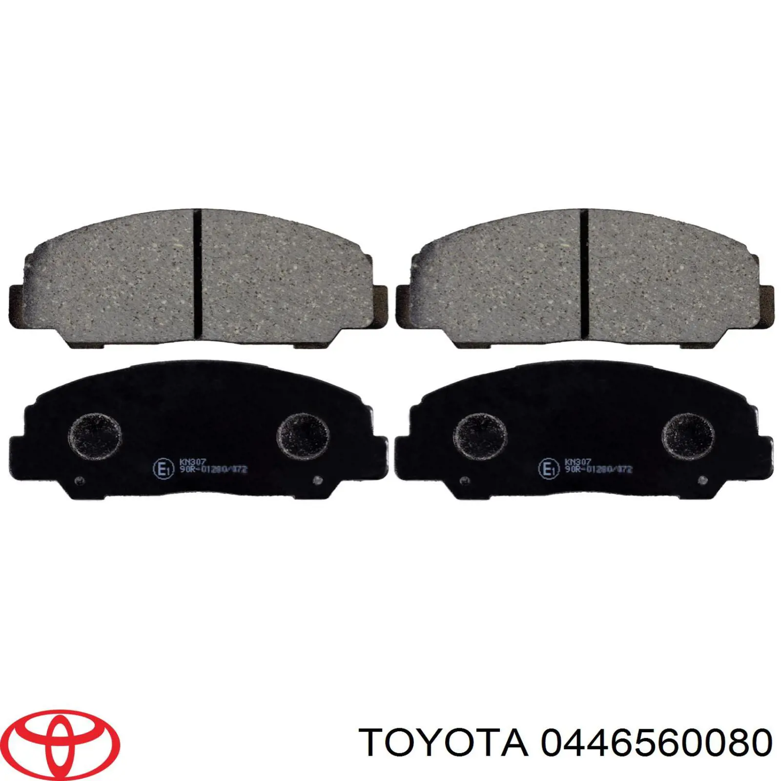 0446560080 Toyota pastillas de freno delanteras